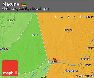 Political Map of Macune