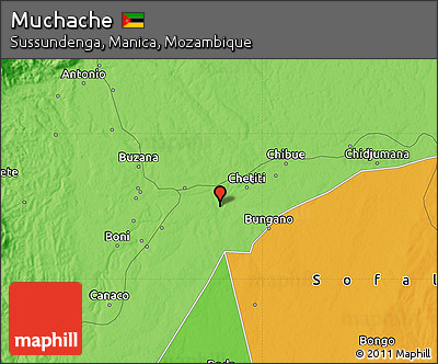 Political Map of Muchache