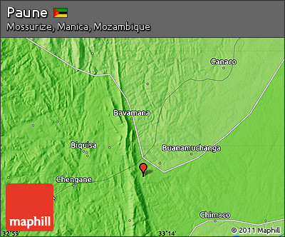 Political Map of Paune
