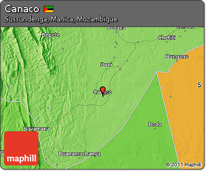 Political Map of Canaco