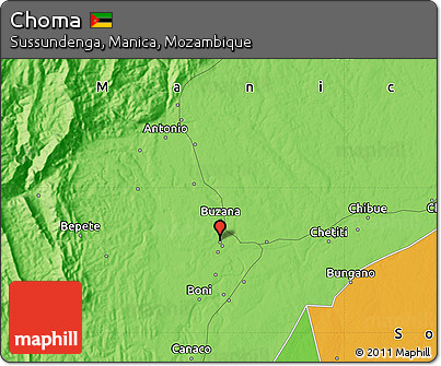 Political Map of Choma