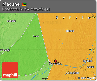 Political Map of Macune