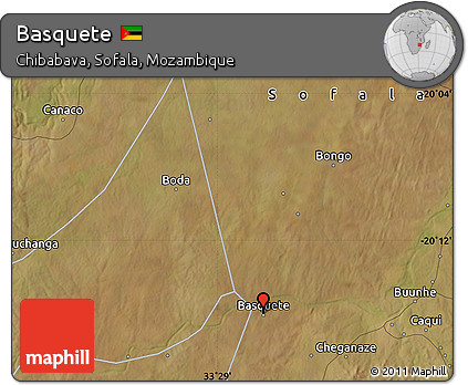 Satellite Map of Basquete