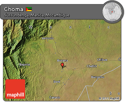 Satellite Map of Choma
