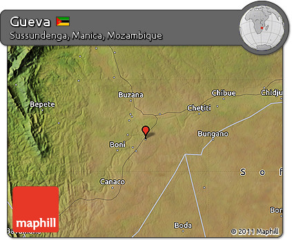 Satellite Map of Gueva
