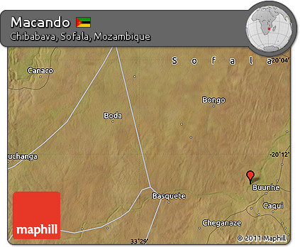 Satellite Map of Macando