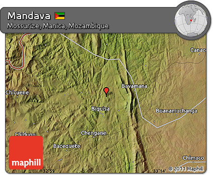 Satellite Map of Mandava