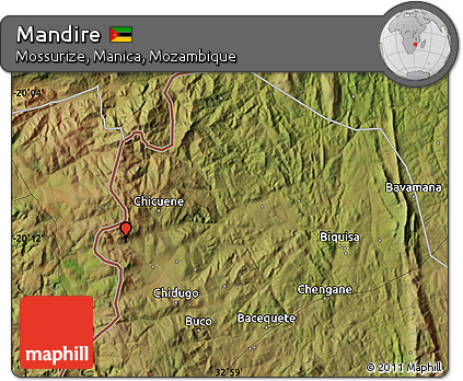 Satellite Map of Mandire