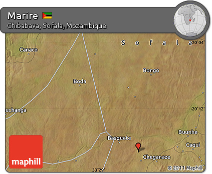 Satellite Map of Marire