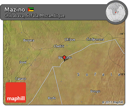 Satellite Map of Mazino