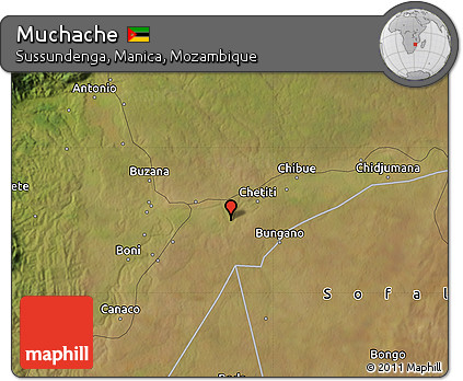 Satellite Map of Muchache