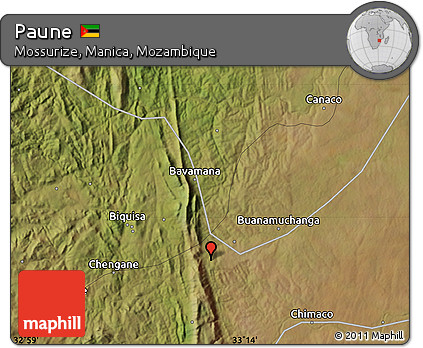 Satellite Map of Paune