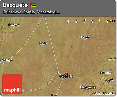 Satellite Map of Basquete