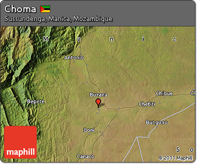 Satellite Map of Choma