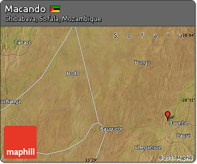 Satellite Map of Macando