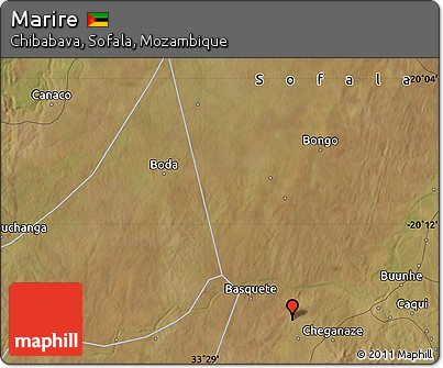 Satellite Map of Marire