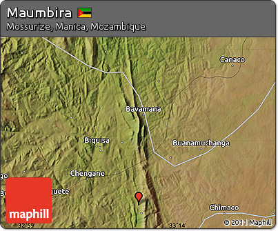 Satellite Map of Maumbira