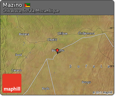 Satellite Map of Mazino