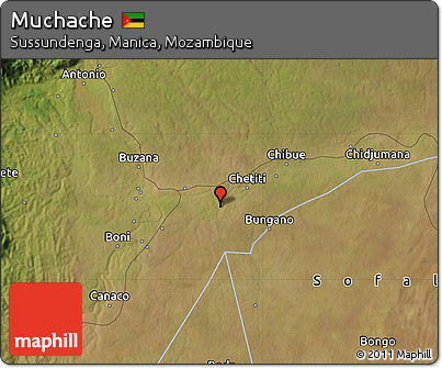 Satellite Map of Muchache