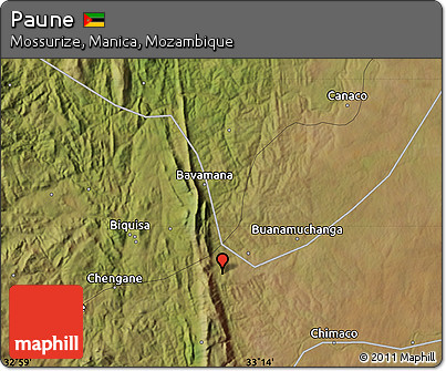 Satellite Map of Paune