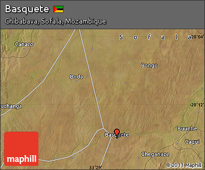 Satellite Map of Basquete