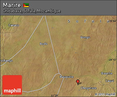 Satellite Map of Marire