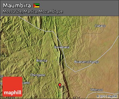 Satellite Map of Maumbira