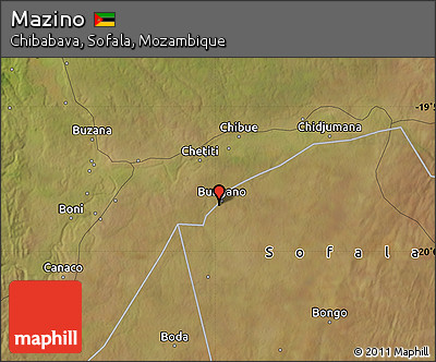 Satellite Map of Mazino