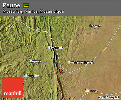 Satellite Map of Paune