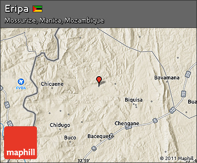 Shaded Relief Map of Eripa