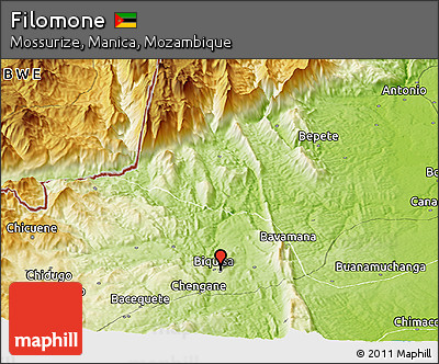 Physical Panoramic Map of Filomone