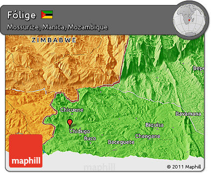 Political Panoramic Map of Fólige