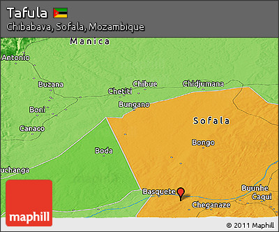 Political Panoramic Map of Tafula