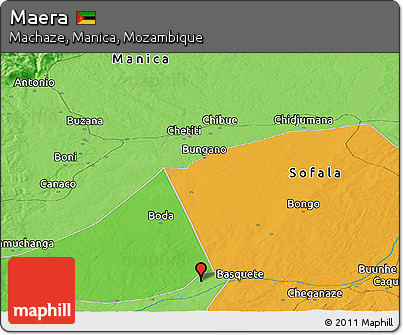 Political Panoramic Map of Maera