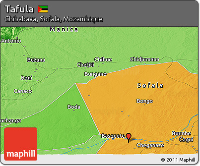Political Panoramic Map of Tafula
