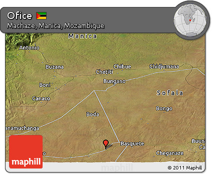 Satellite Panoramic Map of Ofice