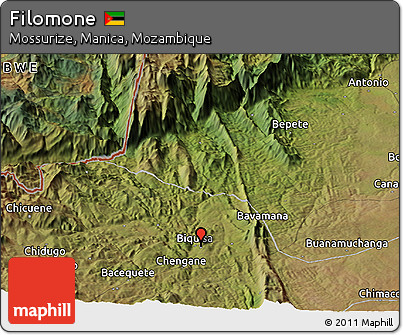 Satellite Panoramic Map of Filomone