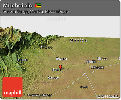 Satellite Panoramic Map of Muchoioio