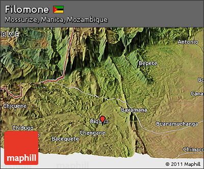 Satellite Panoramic Map of Filomone