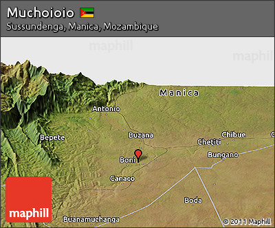 Satellite Panoramic Map of Muchoioio