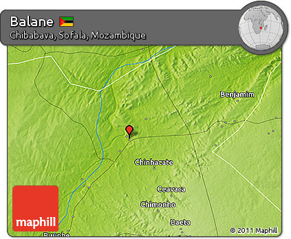 Physical 3D Map of Balane