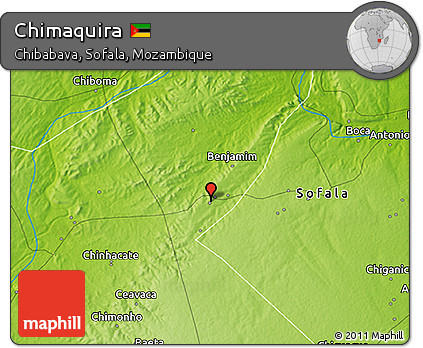 Physical 3D Map of Chimaquira