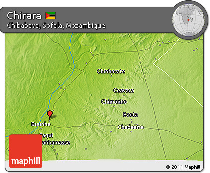 Physical 3D Map of Chirara