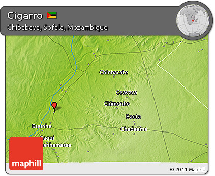 Physical 3D Map of Cigarro