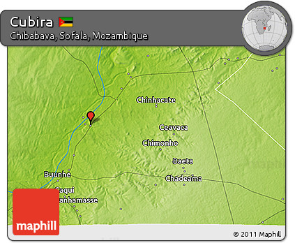 Physical 3D Map of Cubira