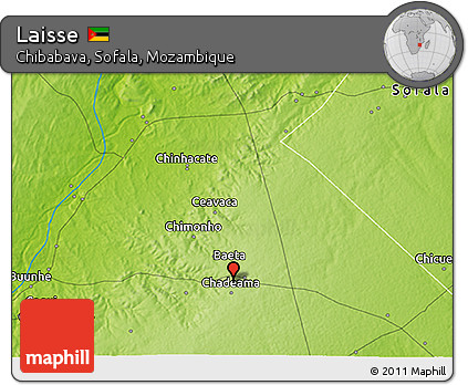 Physical 3D Map of Laisse