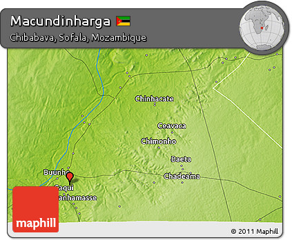 Physical 3D Map of Macundinharga