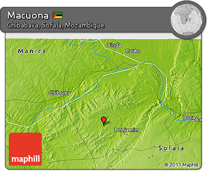 Physical 3D Map of Macuona