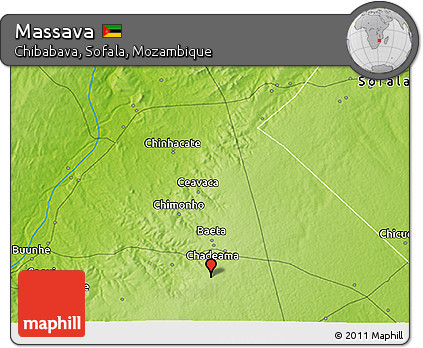 Physical 3D Map of Massava