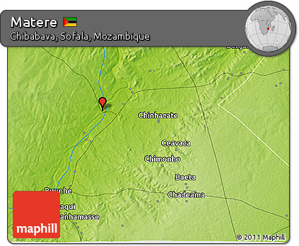 Physical 3D Map of Matere